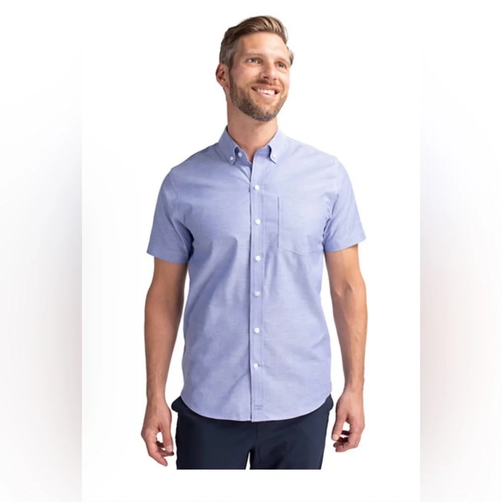 Banana republic men’s size, small, slim flex, fit tech, stretch cotton shirt‎